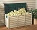 Outdoor Deck Box Green Lid / Cream Box