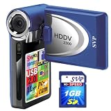 SVP HDDV-2300Blue 11MP Max 2.4-inch LCD Digital Video Camcorder with Speaker + FREE SVP 1GB High Speed SD Memory Card