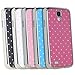 Fosmon GLITTER Diamond Design Series Bling Hard Case for Samsung Galaxy S4 IV / i9500 (White)