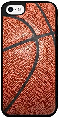 BleuReign(TM) Bright Orange Detailed Basketball Plastic Phone Case Back Cover iPhone 5 5s and iPhone SE