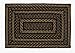 VHC Brands Classic Country Primitive Flooring - Farmhouse Jute Black Rug, 20x30, Plain