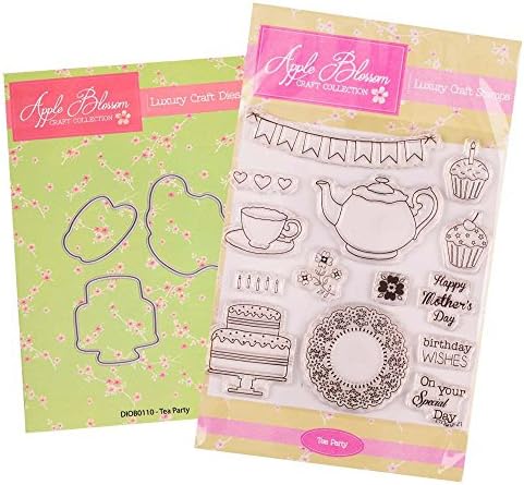 Apple Blossom Die and Stamp Set DSOB0006 Tea Party