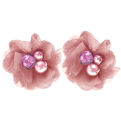 Schmuck-Art Damen-Ohrstecker Softflower rose 29096 Preisvergleich