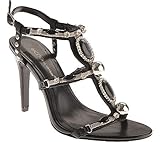 IMAGE OF BCBGeneration Women's Tellall Sandal,Black Calf,8.5 M US