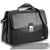 Aktentasche mit Laptopfach U0016 aus weichem Nappaleder