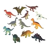 Dozen Small Toy Dinosaurs: 2 inch Plastic Toy Dino FiguresIMAGE