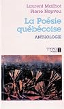 La Poesie quebecoise des origines a nos jours (Typo)