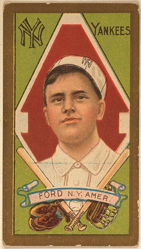 Photo Russell Ford, New York Yankees, baseball card portrait 1911