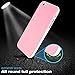 LoHi iPhone 6 Plus Case, iPhone 6s Plus Case [Extra Front Raised Lip] Back Shell Bumper Case Durable TPU Cover Slim Protective Case for Apple iPhone 6 6s Plus 5.5 Inch - Pink/White