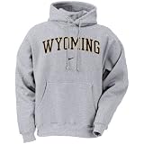 Nike - Nike Wyoming Cowboys Ash Classic Hoody Sweatshirt