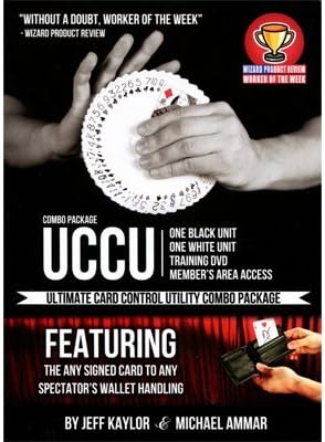 Any Card to Any Spectators Wallet COMBO PACK! (black and white) by Jeff Kaylor and Michael Ammar