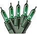 Holiday Basix 07525 Led Mini String Light Set, Green, 25 Light (Pack Of 24)