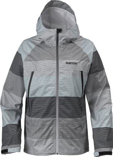 BURTON Herren Regenjacke SLICK 2.5 L, SILVER B LINE STRIPE, XS, 246321_063 Preisvergleich