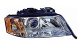 Audi A6 (6 Cylinder,FWD/AWD) Replacement Headlight Assembly (Halogen) - Passenger Side