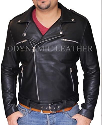 The Walking Dead, Negan, Jeffrey Dean Morgan, Black, Faux/PU Leather Jacket- Season 6