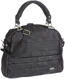 Buffalo BAG 601185 PU 108313, Damen Henkeltaschen, Schwarz  (BLACK 01), 40x30x12 cm (B x H x T)