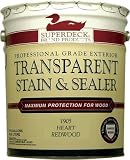 DUCKBACK DP-1905-5 250 VOC COMPLIANT HEART REDWOOD TRANSPARENT STAIN SIZE:5 GALLONS.