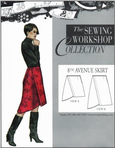 The Sewing Workshop 8th Avenue Skirt Sewing Template, Multi-Size