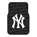 A Set of 2 MLB Major League Baseball Licensed Universal Fit Molded Front Rubber Floor Mats - New York Yankees