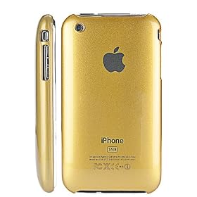 Gold Hard Back Case/Cover for Apple iPhone Models 3G/3GS