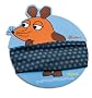 Maus Bandana Kopftuch