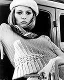 FAYE DUNAWAY 8X10 B&W PHOTO