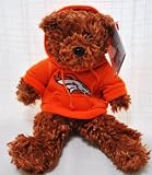 DENVER BRONCOS OFFICIAL NFL LOGO 8IN SPECIAL FABRIC PLUSH HOODIE TEDDY BEAR