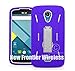 BLU Studio X (D750u) 5.0 inches Heavy Duty Kickstand Case, (X HVD PL)