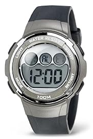 Round Face Water Resistant Digital Watch
