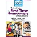 The Essential Guide for First-time Homeowners (Maximize Your Investment & Enjoy Your New Home) (USA Today/Nolo Series) (Paperback)