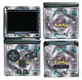 Pokemon Metallic Ruby game Vinyl Decal Skin Protector Cover 7 for Nintendo GBA SP Gameboy Advance Game Boy