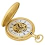 Charles-Hubert, Paris Gold-Plated Satin Finish Mechanical Pocket Watch