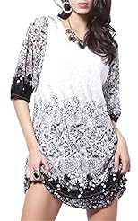 Girls Sexy Lace Vintage Short General Print Polyester  Dress