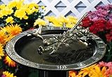 Outdoor Living : Hummingbird Sundial Weathered Bronze