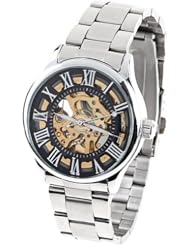 Orient Idea Ori-0209E Classic Stainless Steel Unisex Mechanical Wristwatch Stem-winder with See-through Interior