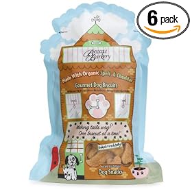 Becca's Barkery Dog Biscuits, 10-Ounce Bags (Pack of 6)