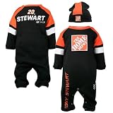 Tony Stewart Orange Infant Speedway Coverall & Hat Set