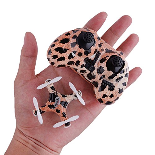 Dayan Anser New Product-Cheerson CX-10D Upgrade 4 Channel Transmitter 2.4GHz 6 Axis Gyro System LED Rechargeable Portabel Mini Nano RC UFO Quadcopter - Camouflage