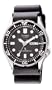 Citizen Men's AJ0100-02E Professional Diver Black Rubber Strap Quartz Watch