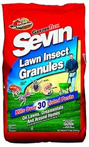 lawn insect granules sevin pounds