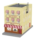 Isaly's 3-Story City Building w/Fire Escape & Blinking Sign
