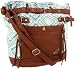 Roxy Back Bay 452N85 Cross Body,Brown/ Turquoise,One Size