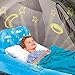 Blue Bestway Dream Glimmers Comfort inflatable beds for kids and a Battery Powered Inflating Pump, perfect toddler blow up bed and battery pump for air mattress bundle