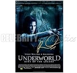 Rhona Mitra Autographed 16x24 Underworld: Rise of the Lycans Poster in Gold