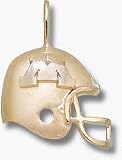 Minnesota Golden Gophers M Helmet Pendant - Gold Plated Jewelry