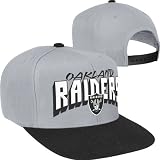 Reebok Oakland Raiders High Crown Snap Back Hat Adjustable