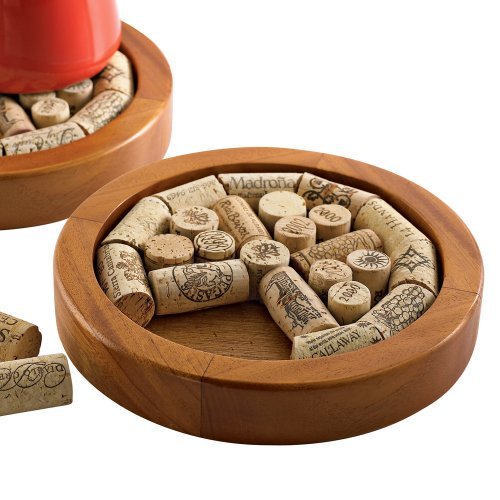 RoundCorkTrivetKit-Walnut