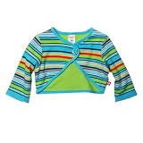 Zutano Baby-girls Infant Multi Stripe Shrug
