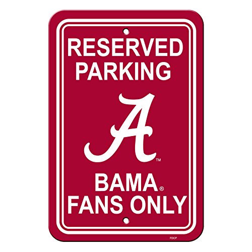Official National Collegiate Athletic Association Fan Shop Authentic NCAA Parking Sign (Alabama Crimson Tide)