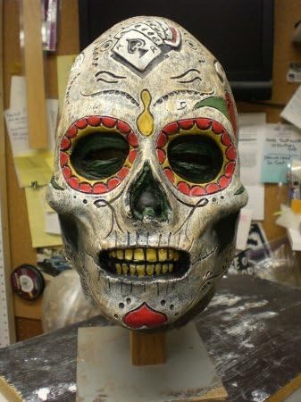 Day Of The Dead Zombie Latex Mask Adult Accessory